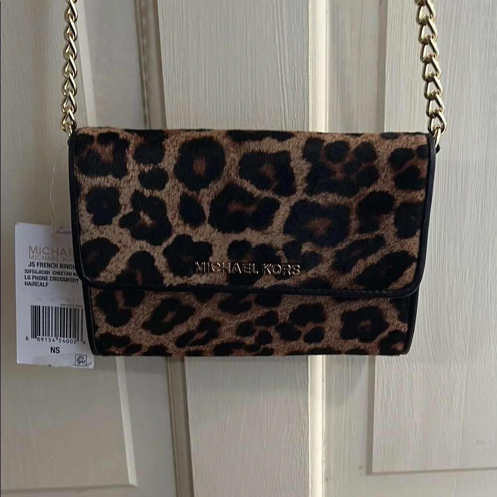 Michael Kors Leopard Print Bag and Wallet Set - Picture 11 of 16
